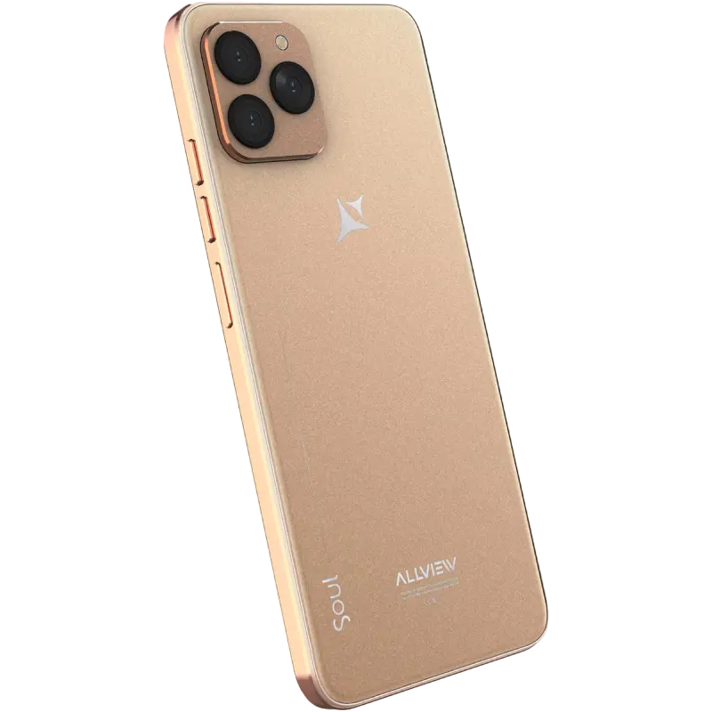 Smartphone Allview Soul X10, 6Gb/128Gb, Gold Sparkle