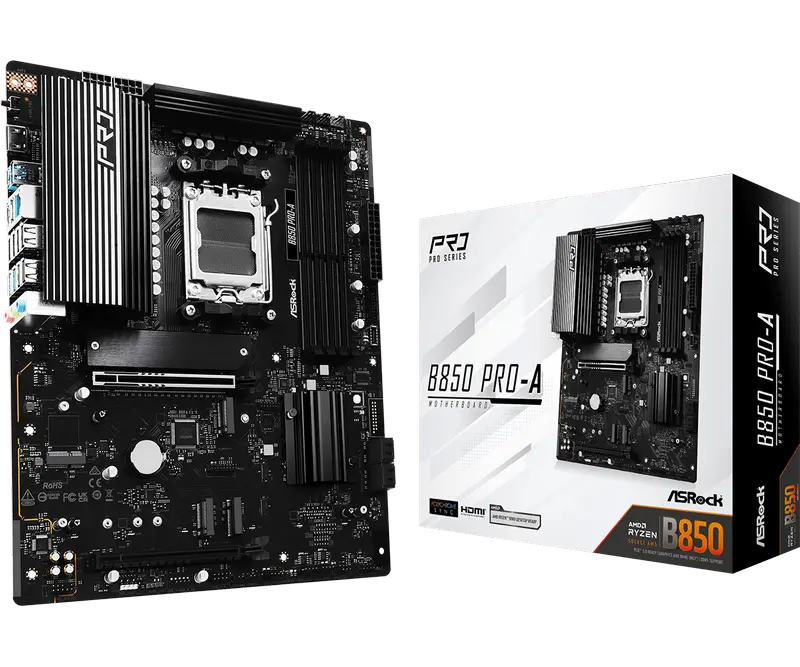 Cumpara  Plăci de bază - Placa de bază ASRock B850 Pro-A, AM5, AMD B85..