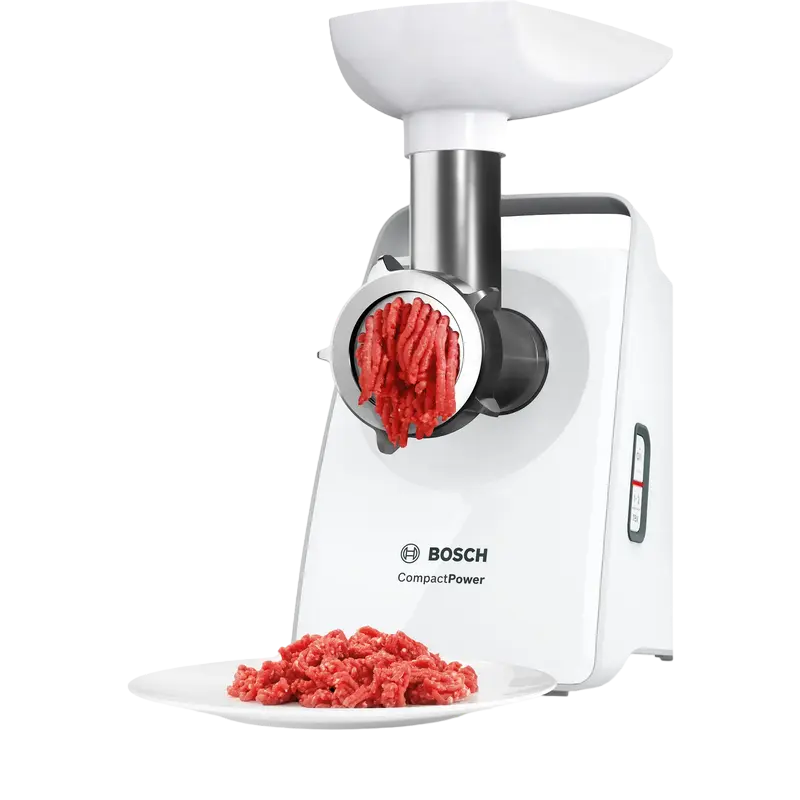 Mașină de tocat carne Bosch MFW3X14W, Alb