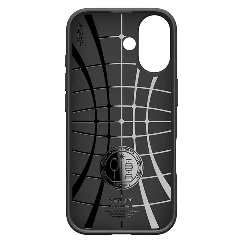 Husă Spigen Liquid Air pentru Apple iPhone 17, Negru mat