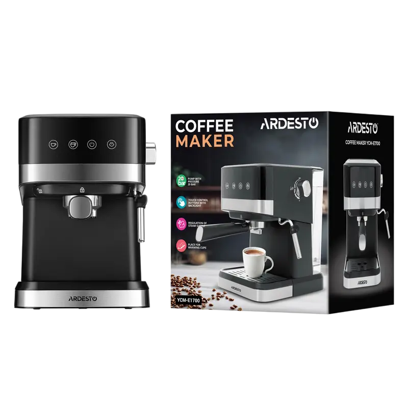 Cafetiera manuala Ardesto YCM-E1700, 1050W, Negru