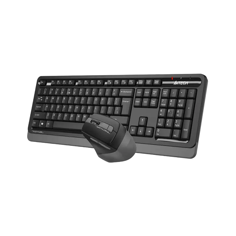 Клавиатура и мышь A4Tech FG1035, Беспроводное, Чёрный | Серый