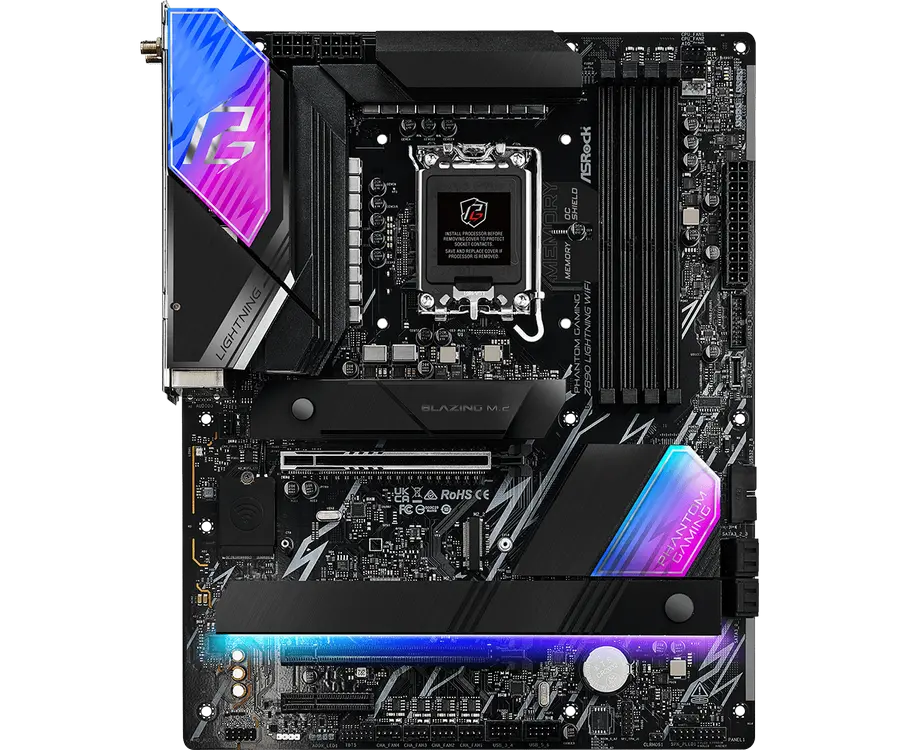Placă de bază ASRock Z890 LIGHTNING WIFI, LGA1851, Intel Z890, ATX