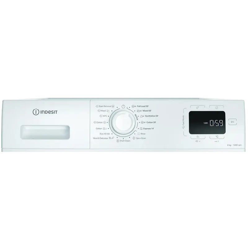 Mașină de spălat Indesit IM 642 MY , 6kg, Alb