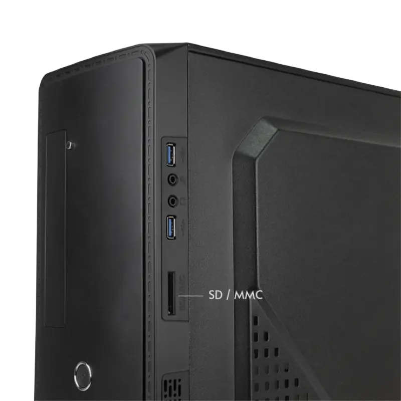 Carcasă PC Chieftec UC-03B-OP, Mini-Tower, Fără PSU, Negru