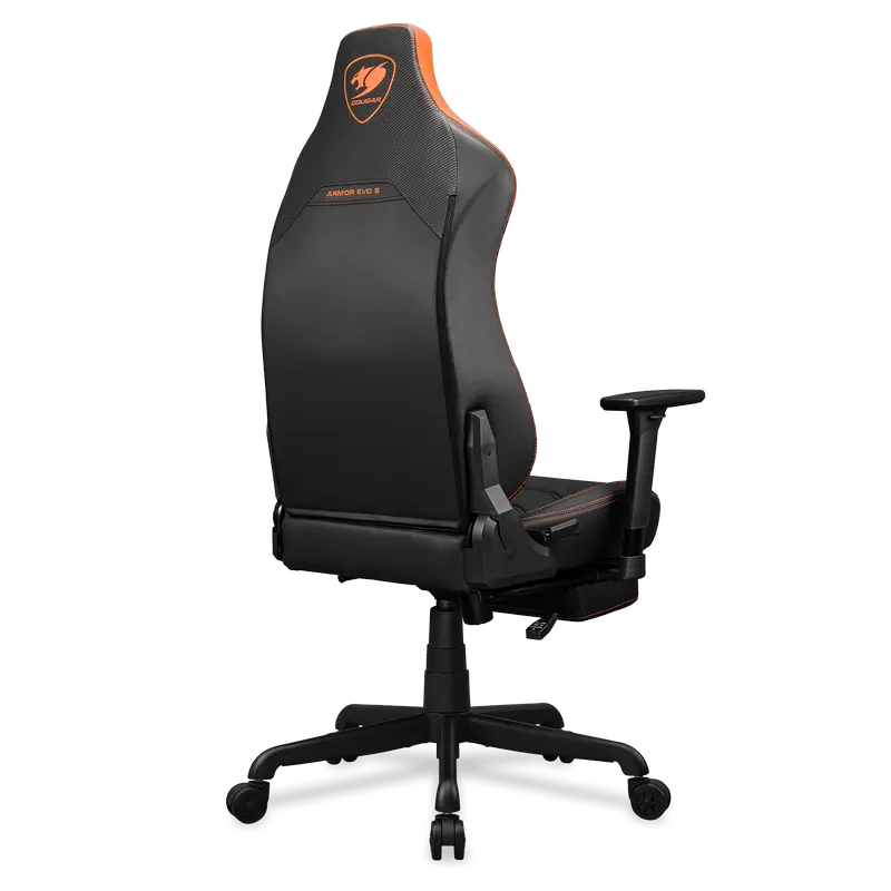Scaun Gaming Cougar Armor EVO S, PU Piele, Negru | Portocaliu