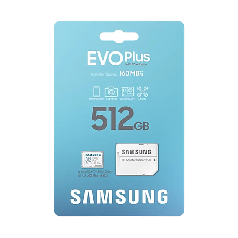 Card de Memorie Samsung EVO Plus MicroSDXC, 512GB (MB-MC512SA/KR)