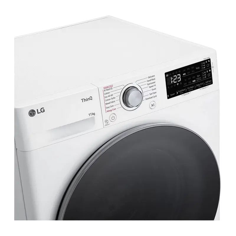 Mașină de spălat LG F4WR311S1WA, 11kg, Alb