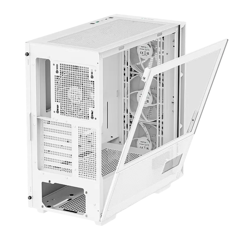 Carcasă PC Deepcool CH560 Digital WH, Midi-Tower, Fără PSU, Alb