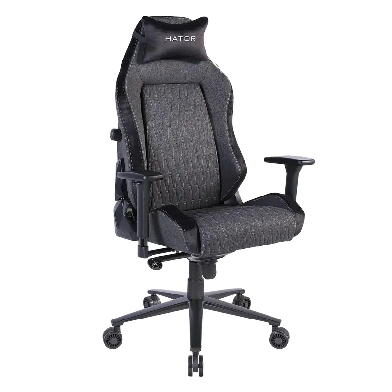 Scaun Gaming HATOR Ironsky Fabric, Textil, Gri