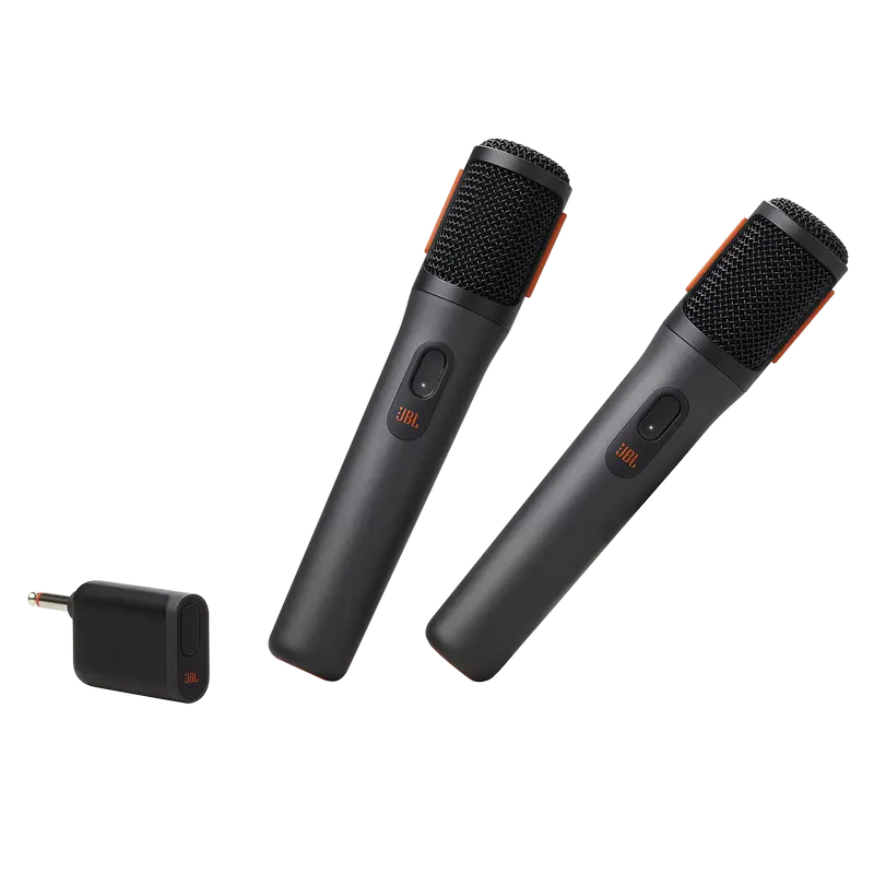 Microfon vocal JBL PartyBox Wireless Microphones, Fără fir, Negru