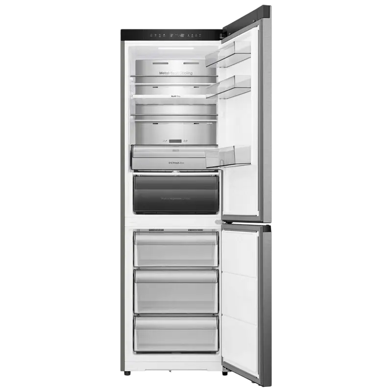 Frigider Hisense RB3K330SAIC, Oțel inoxidabil