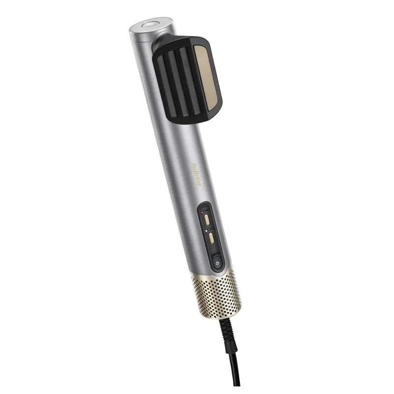 Uscător de păr-perie BaByliss AS6555E, 1600W, Argintiu