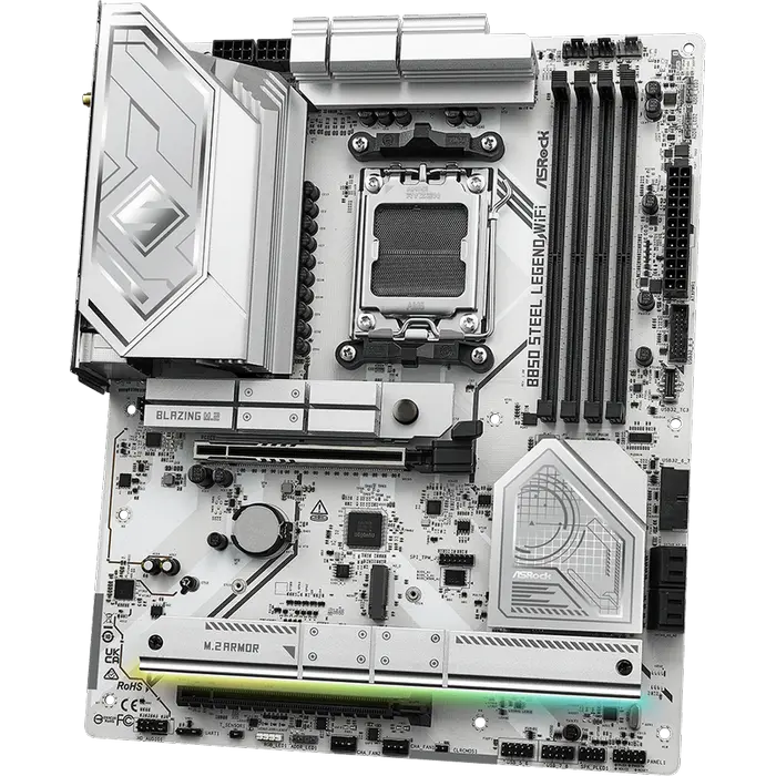 Материнская плата ASRock B850 STEEL LEGEND WIFI, AM5, AMD B850, ATX