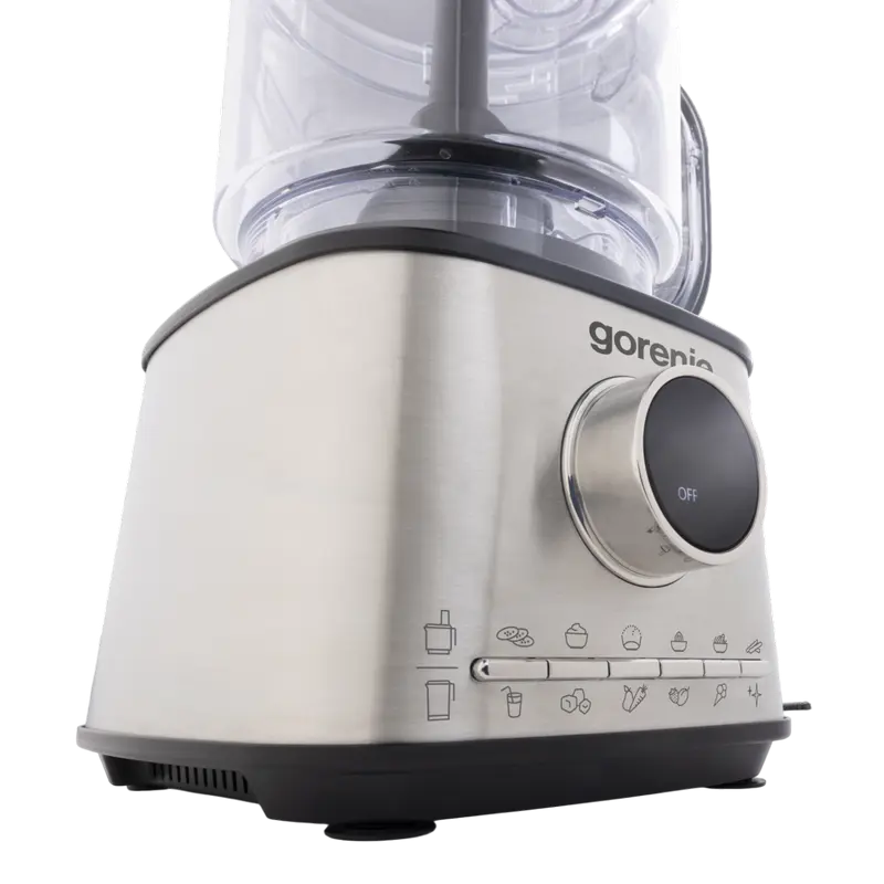 Robot de bucătărie Gorenje SBR1500E, Oțel inoxidabil