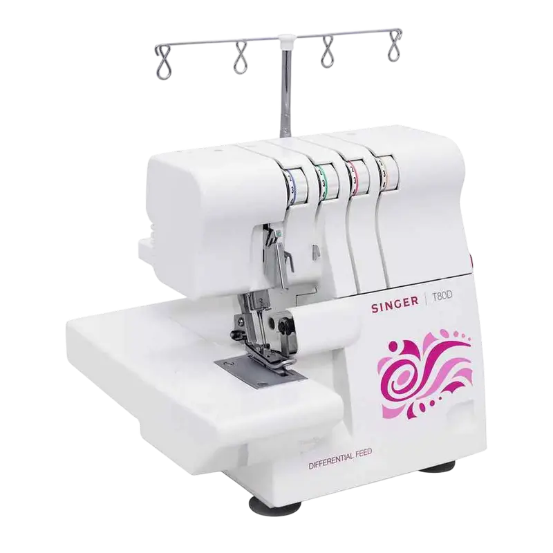 Overlock Singer T80D, Alb