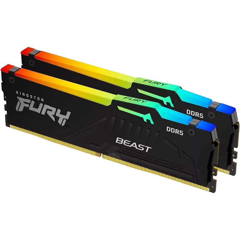 Memorie RAM Kingston FURY Beast RGB, DDR5 SDR..