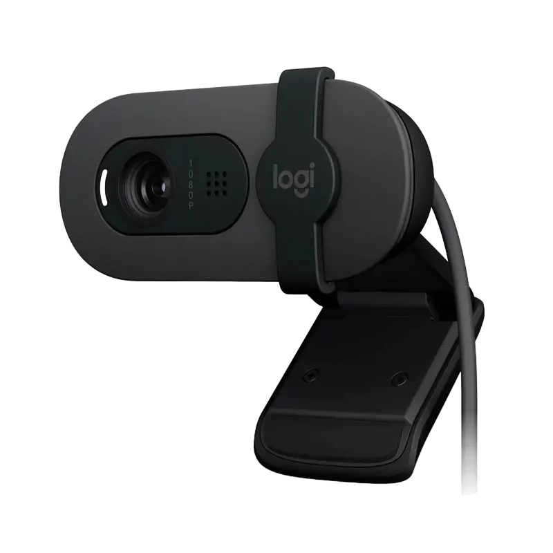 Cameră Web Logitech BRIO 105, Full-HD 1080P, Negru