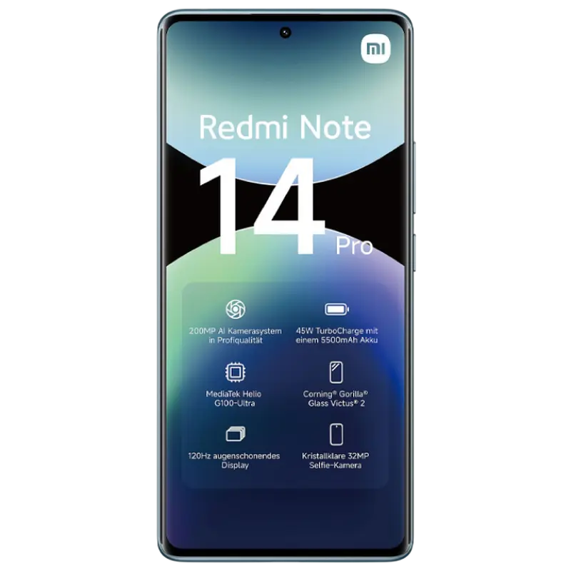 Smartphone Xiaomi Redmi Note 14 Pro 4G, 8GB/256GB, Ocean Blue
