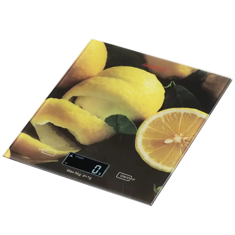 Cântar electronic de bucătărie Ardesto SCK-893, Lemon