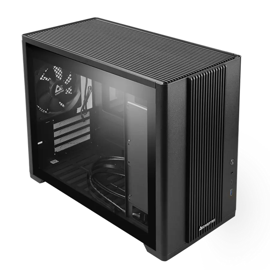 Carcasă PC Chieftec BX-10B-OP, Micro-ATX, Fără PSU, Negru