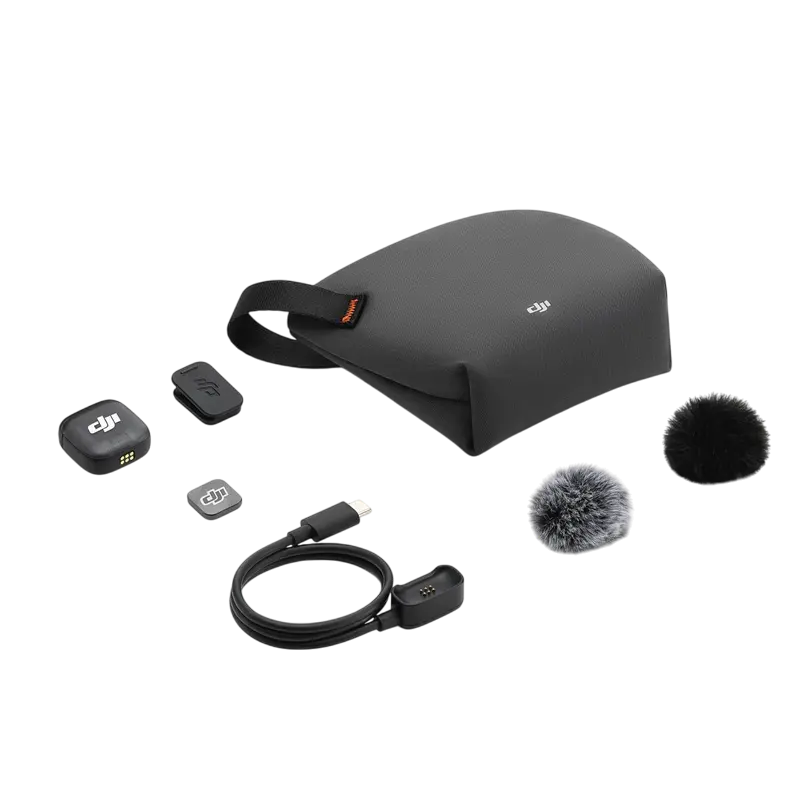 Microfon portabil pentru înregistrare vocală DJI Mic 3 Transmitter, Fără fir, Negru