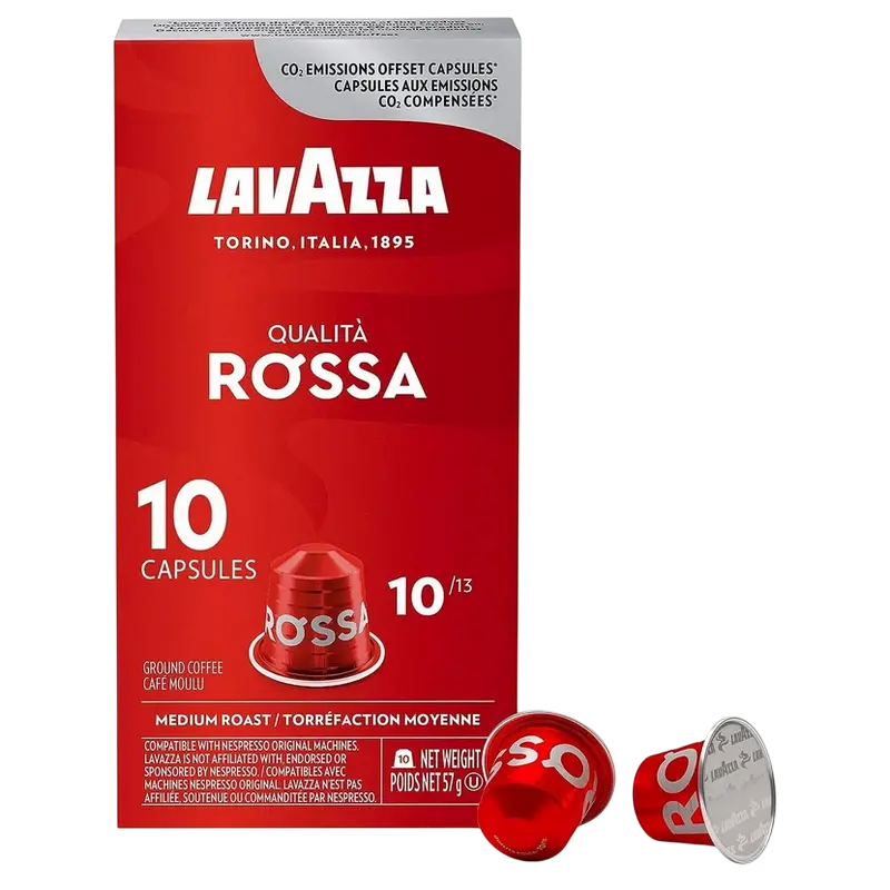Кофе Lavazza Qualità Rossa Nespresso,10 шт