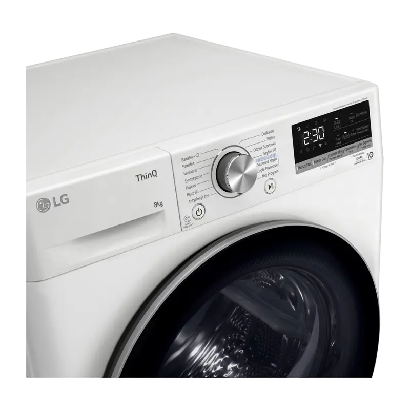 Uscător de rufe LG RH80V9AV3N, 8kg, Alb