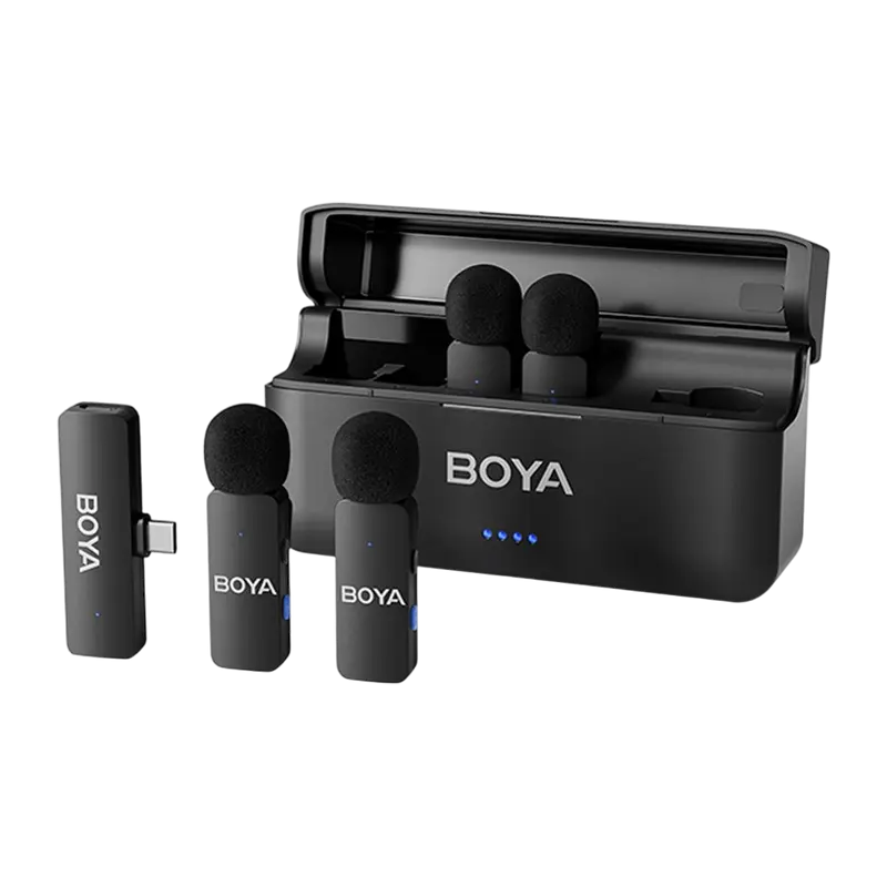 Microphone Wireless Boya BY-V4 + Ch..
