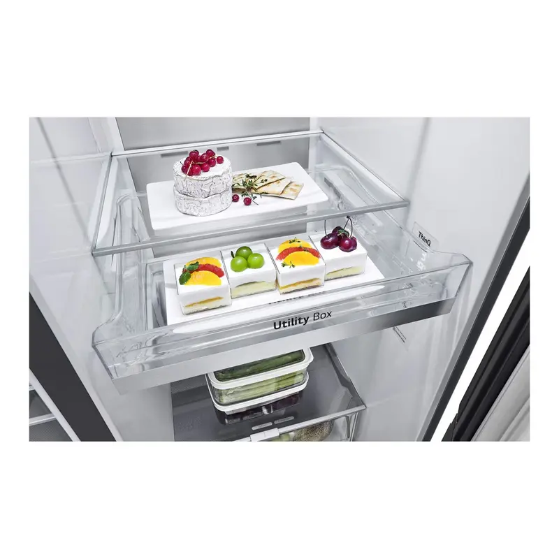 Frigider LG GSXV90MCAE, Negru