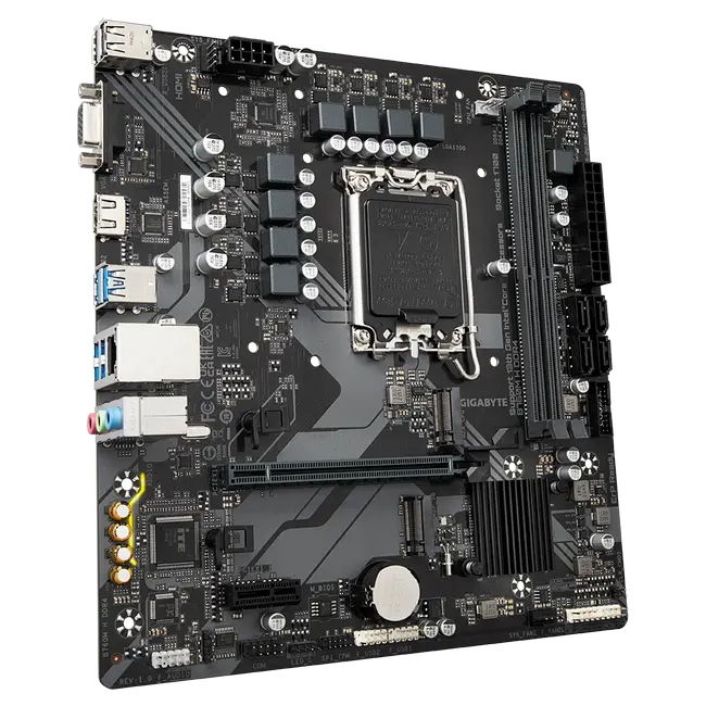 Placă de bază Gigabyte B760M H DDR4, LGA1700, Intel B760, Micro-ATX