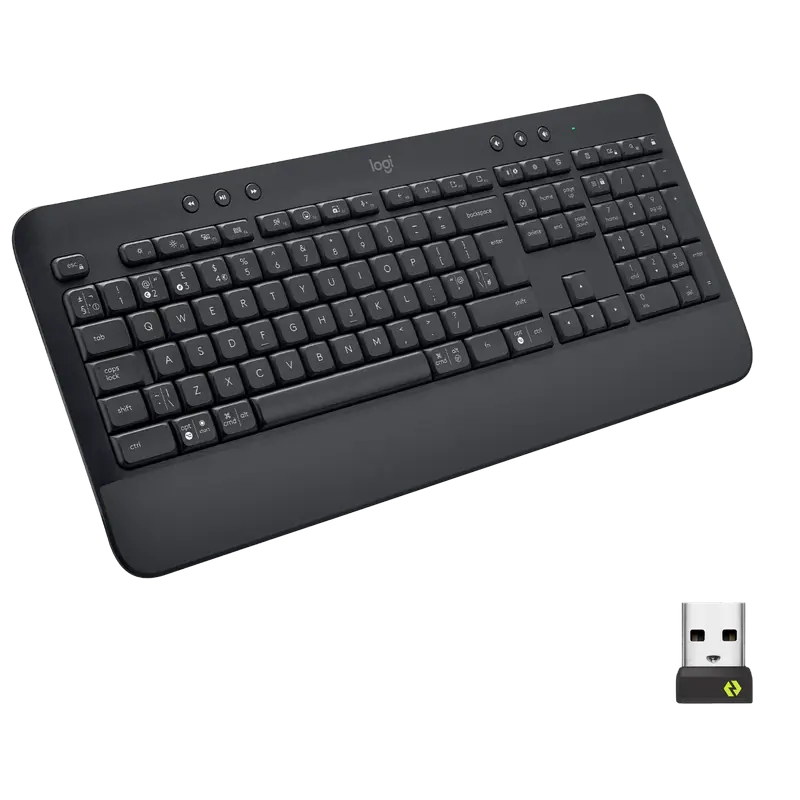 Tastatură Logitech K650, Fără fir, Grafit