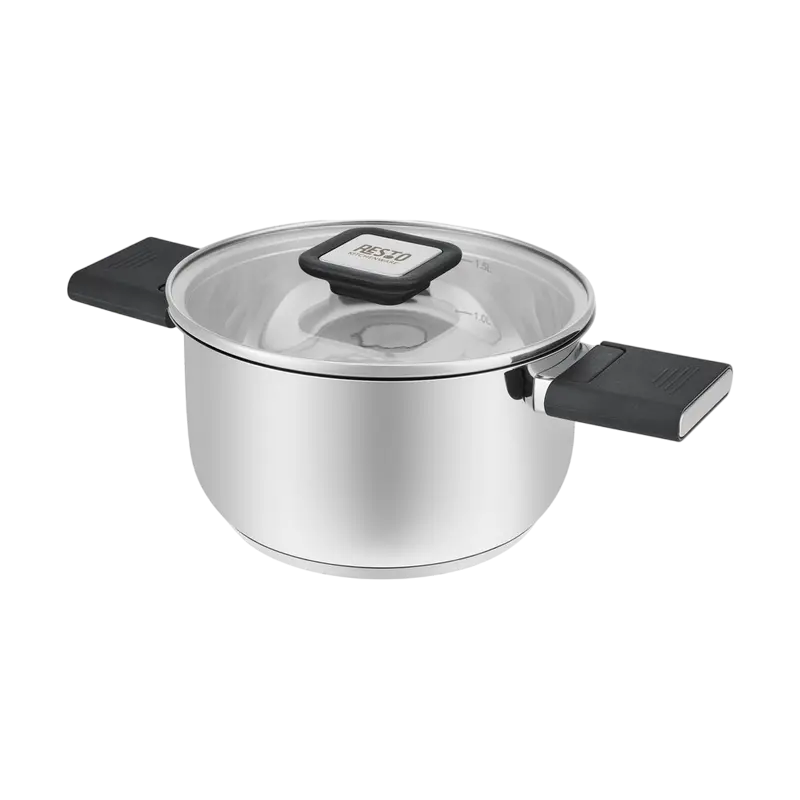 Набор кастрюль RESTO 92214, Нержавеющая сталь