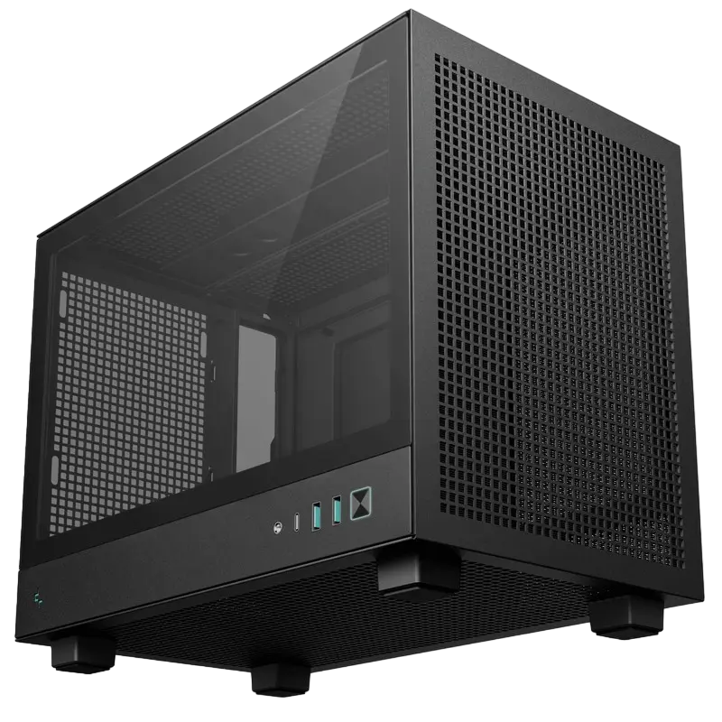 Carcasă PC Deepcool CH160, Mini-ITX, Fără PSU, Negru