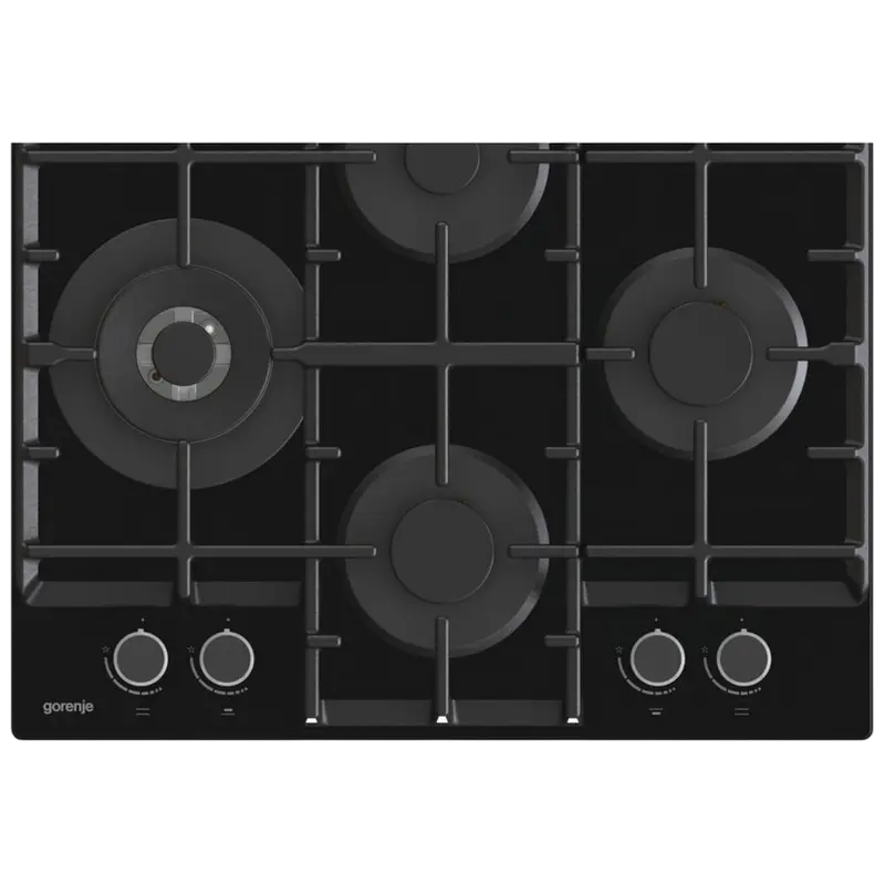 Газовая варочная панель Gorenje GTW6D42AB, Чёрный
