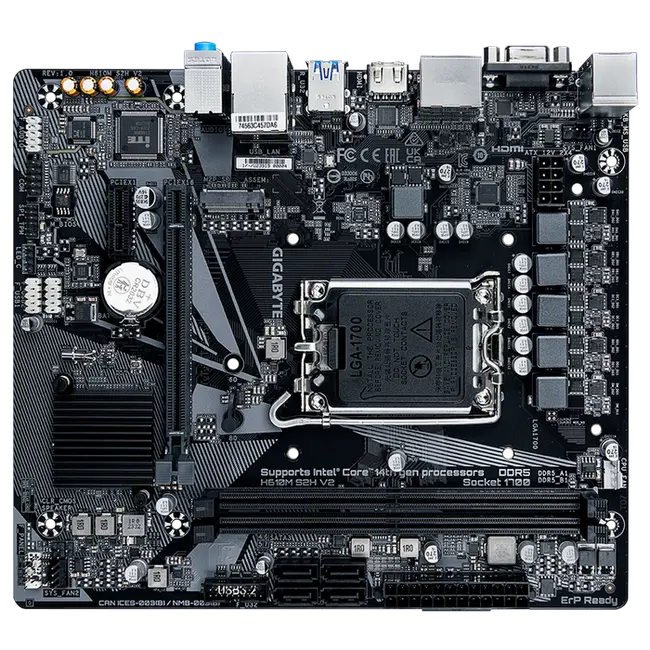 Placă de bază Gigabyte H610M S2H V2, LGA1700, Intel H610, Micro-ATX