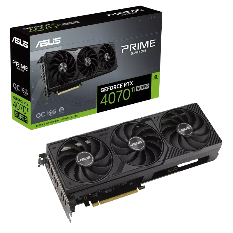 Placă Video ASUS PRIME-RTX4070TIS-O16G, 16GB ..