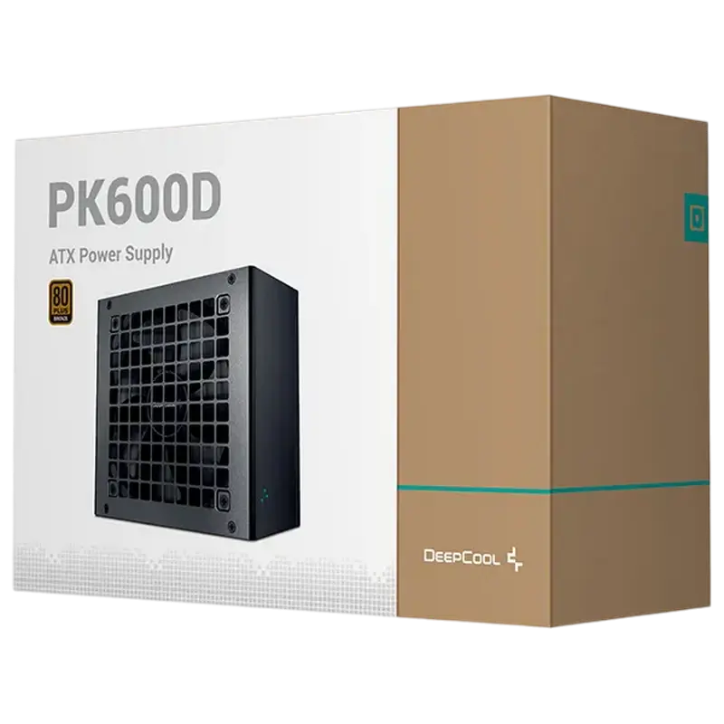 Sursă Alimentare PC Deepcool PK600D, 600W, ATX, Nemodular
