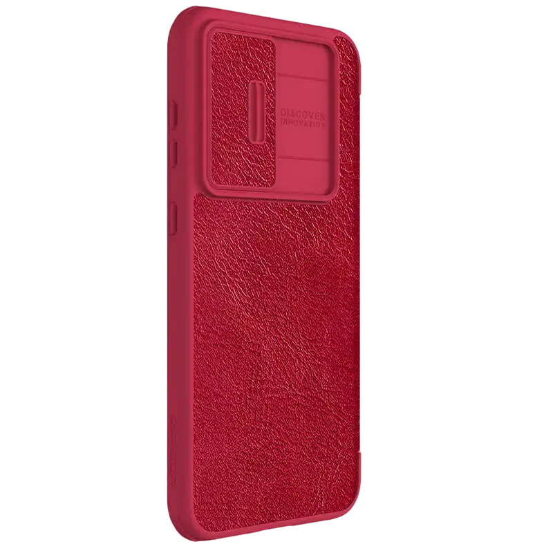 Husă tip carte Nillkin Samsung Galaxy S23 FE Qin Pro, Roșu