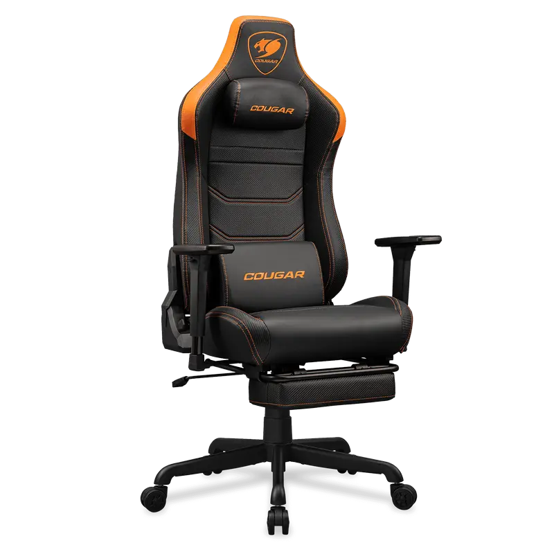 Scaun Gaming Cougar Armor EVO S, PU Piele, Negru | Portocaliu