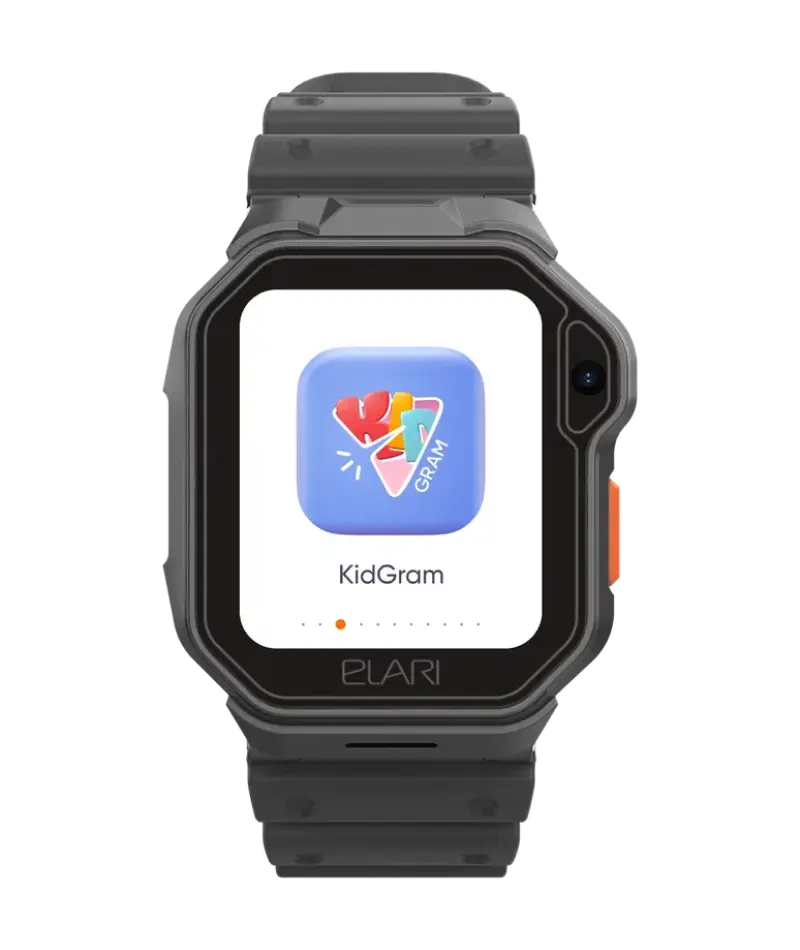 Ceasuri pentru copii Elari KidPhone Techno 4G, 44mm, Negru