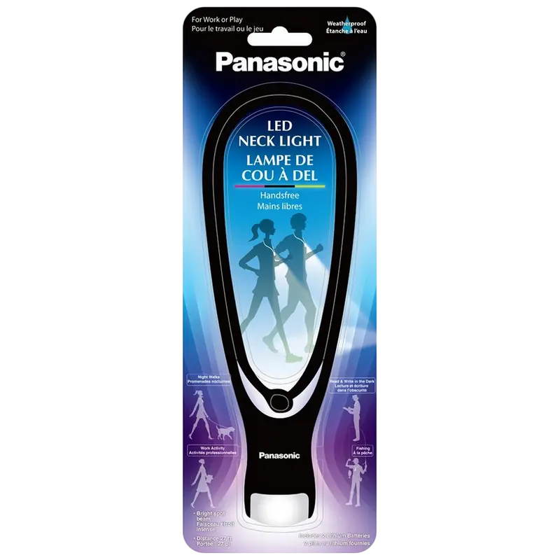 Lampă LED Panasonic LED Neck Light, Negru