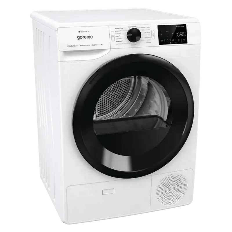 Uscător de rufe Gorenje DPNE92GNLWIFI, 9kg, Alb