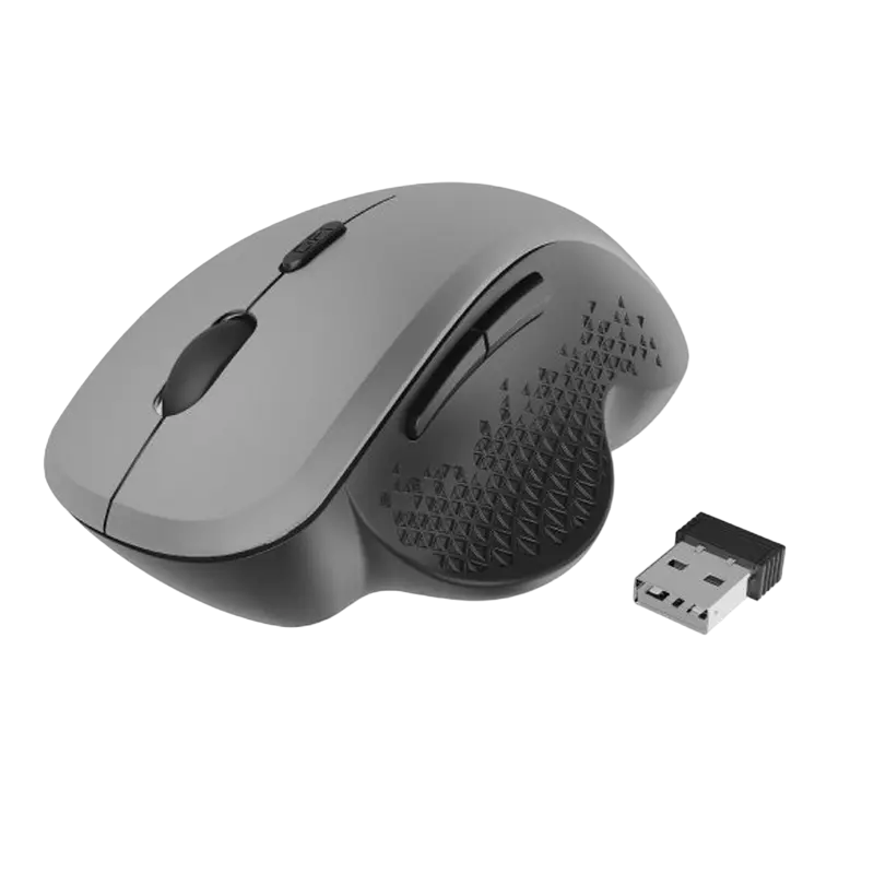 Mouse Wireless Gembird MUSW-6B-02, Gri | Negru