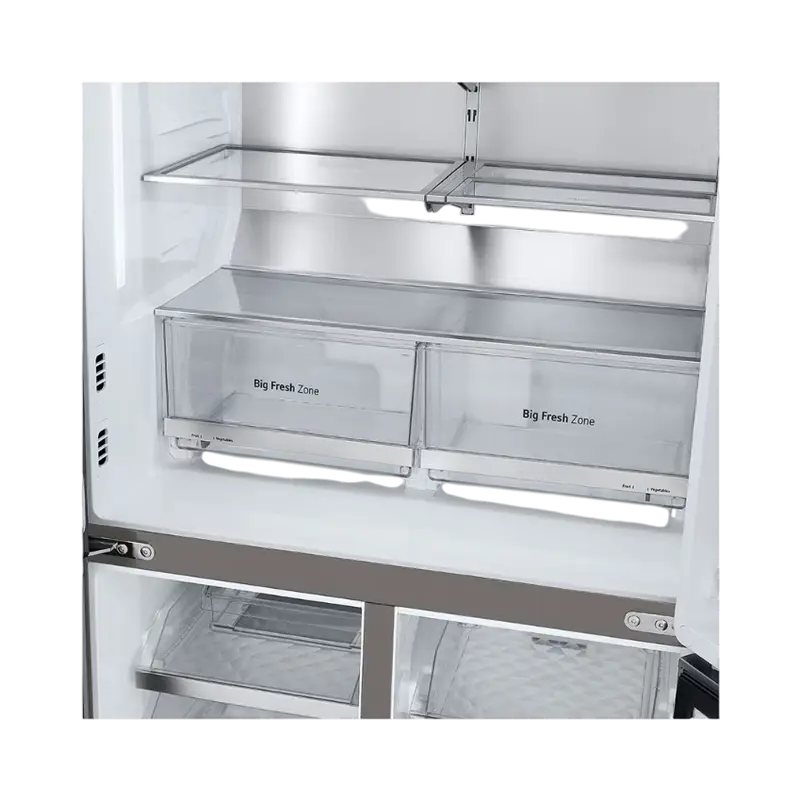 Frigider LG GMG960MBEE, InstaView Door-in-Door™, Argintiu