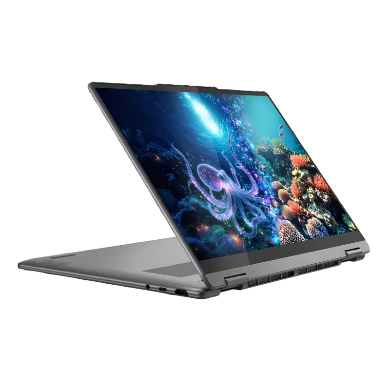 Laptop 14" Lenovo Yoga 7 2-in-1 14ILL10, Luna Grey, Intel Core Ultra 7 256V, 16GB/1024GB, Fără SO