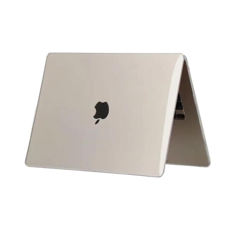 Husă pentru laptop Tech Protect Smartshell Macbook Air 15 (2023), 15", Policarbonat, plastic, Crystal Clear