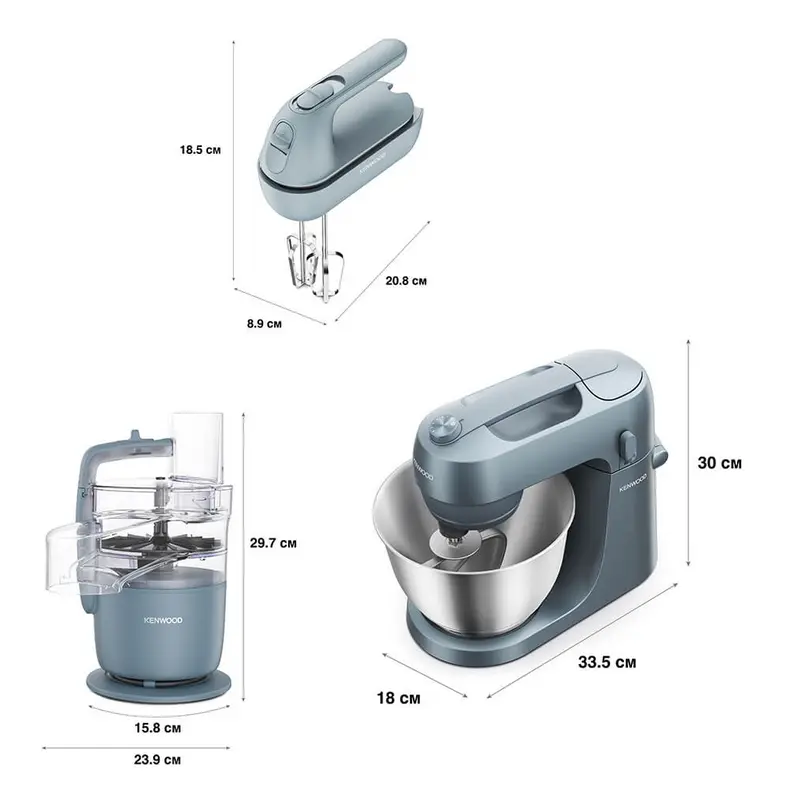 Colecția de bucătărie Kenwood CPG 35.000 GY, Albastru