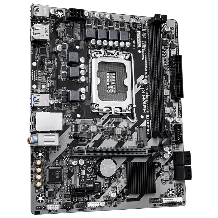 Placă de bază Gigabyte H810M K, LGA1851, Intel H810, Micro-ATX