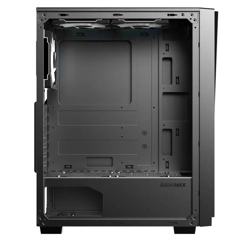Carcasă PC Gamemax Prism, Midi-Tower, Fără PSU, Negru